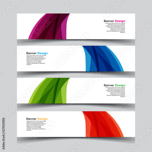 Vector Abstract design banner web template