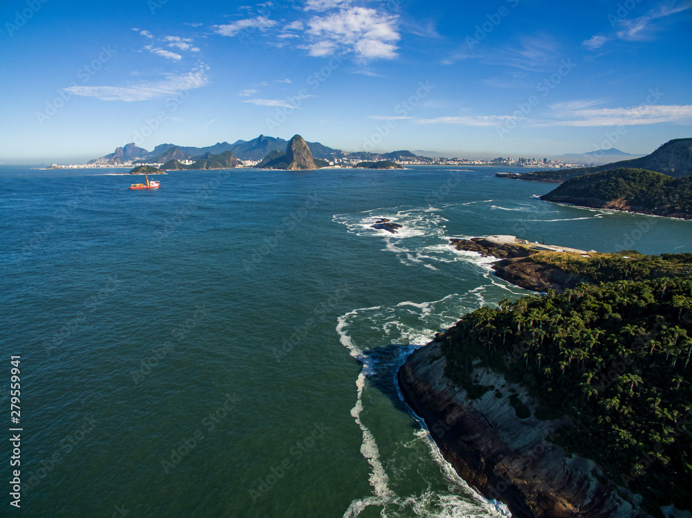 Wonderful cities of the world. City of Rio de Janeiro, Brazil, South America. 