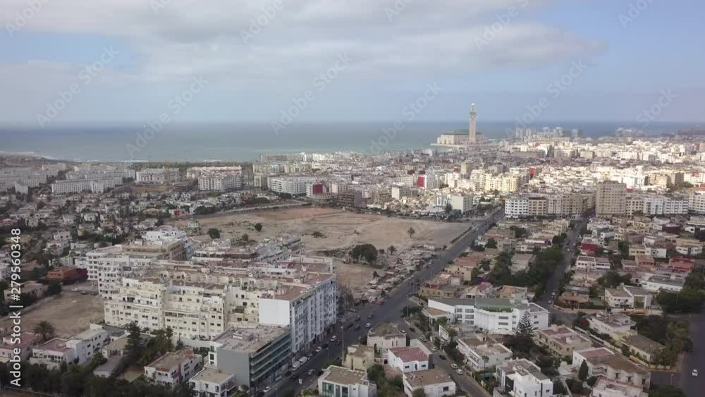 Aerial view of Casablanca, Moro Aerial view of Casablanca, Moro