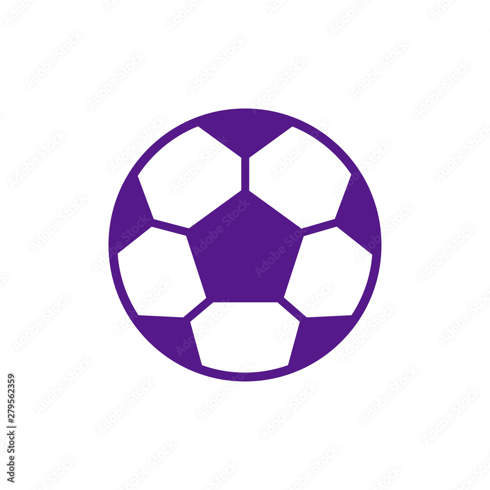 Fototapeta premium ball, soccer, icon, white, vector, illustration, design, isolated, football, background, symbol, sport