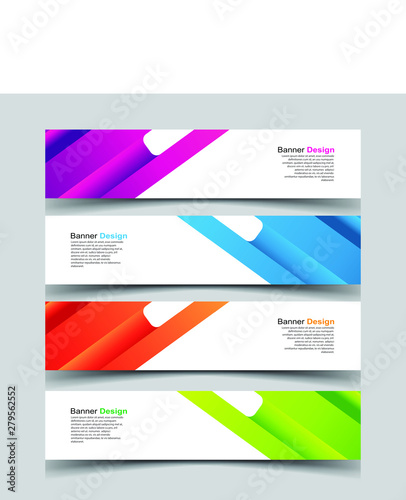 Vector Abstract design banner web template