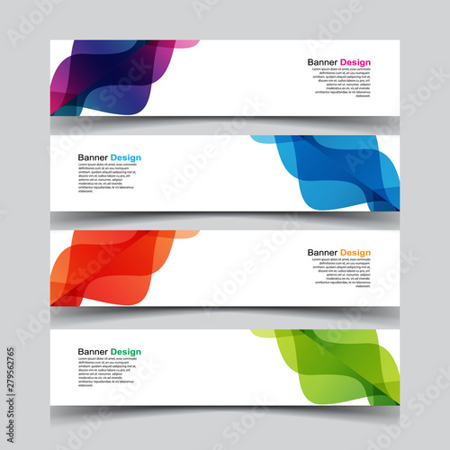 Vector Abstract design banner web template