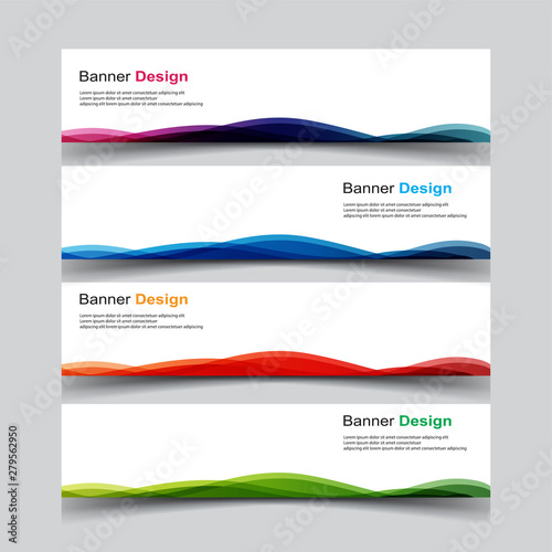 Vector Abstract design banner web template