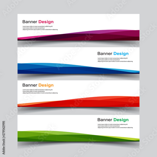 Vector Abstract design banner web template