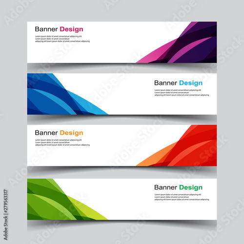 Vector Abstract design banner web template