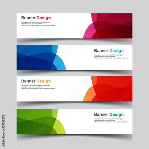 Vector Abstract design banner web template