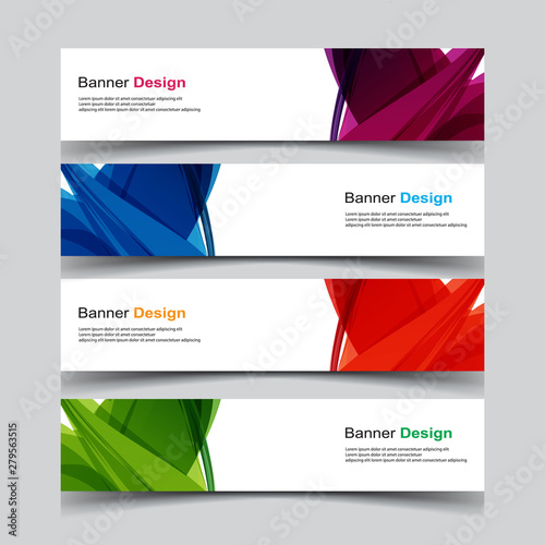 Vector Abstract design banner web template