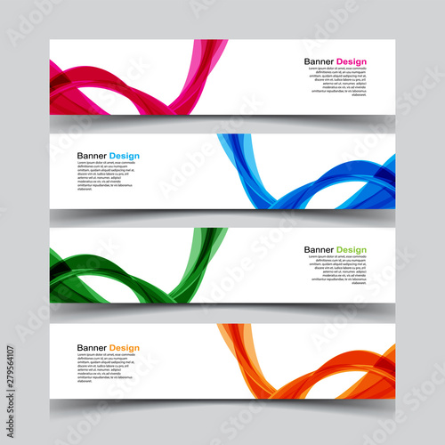 Vector Abstract design banner web template