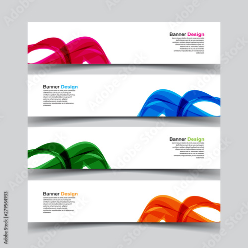 Vector Abstract design banner web template