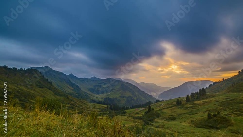 Bregenzerwald Furkajoch Damüls - Timelapse - Zeitraffer