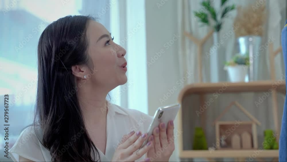 Family concept video, daughter and daughter are showing love each other. South East Asian families Family concept video, daughter and daughter are showing love each other. South East Asian families