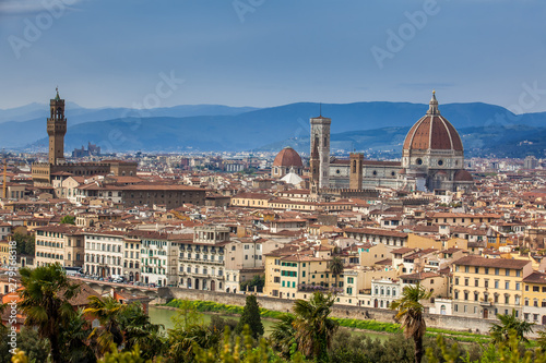 View of the beautiful city of Florence from Michelangelo Square © anamejia18