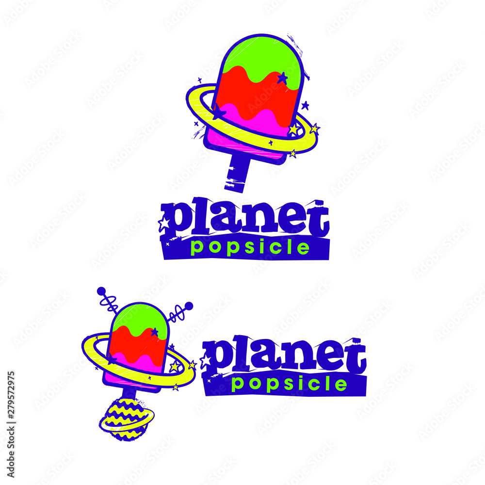 Helado de paleta espacial