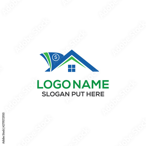 Home sell logo design template
