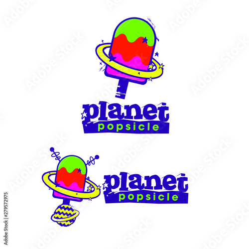 Helado de paleta espacial