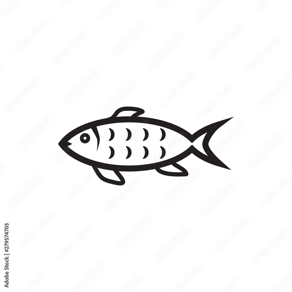 fish icon flat design collection fish icon flat design collection