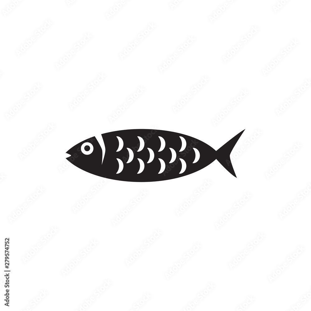 fish icon flat design collection fish icon flat design collection