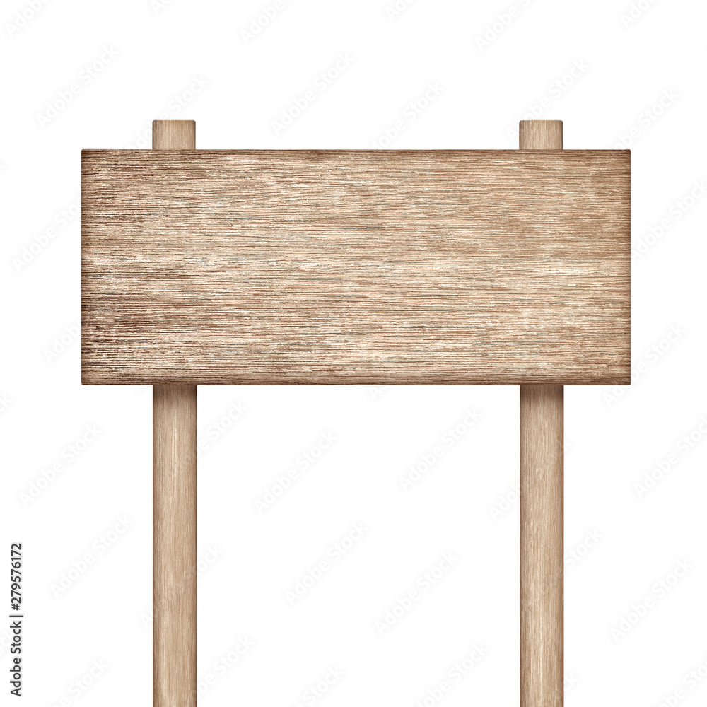 Wooden sign isolated on white. Wooden sign isolated on white.