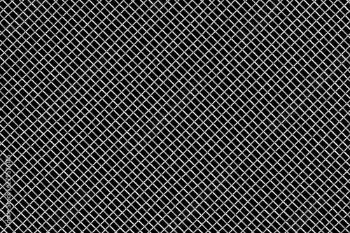 Close-up image of a metal grill. Metal grill texture
