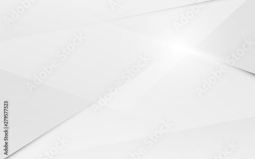 Abstract white modern 3d chaotic polygonal surface background. Illustration vector