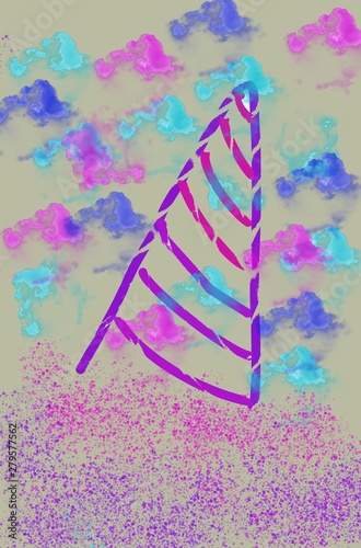 abstract background color paint wallpaper unicorn 