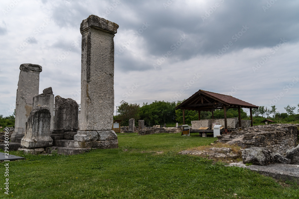 Nikopolis ad Istrum -Ruins of old Rome town in Bulgaria, near Veliko Tarnovo.