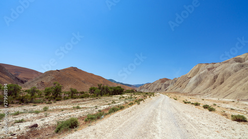 Dirt road in the mountains area