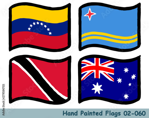 手描きの旗アイコン ベネズエラの国旗 アルバの国旗 トリニダード トバゴの国旗 オーストラリアの国旗 Flag Of The Venezuela Aruba Trinidad And Tobago Australia Hand Drawn Isolated Vector Icon Stock Vector Adobe Stock 手描きの旗アイコン ベネズエラの国旗 アルバの国旗 トリニダード トバゴの国旗 オーストラリアの国旗 Flag Of The Venezuela Aruba Trinidad And Tobago Australia Hand Drawn Isolated Vector Icon Stock Vector Adobe Stock