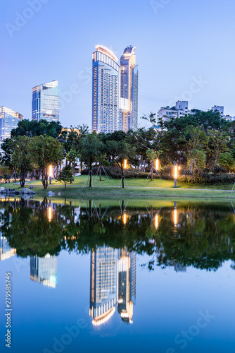 Scenery of Xiangmi Park, Shenzhen, Guangdong, China photo