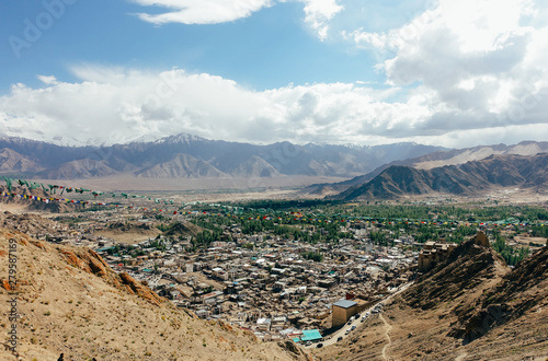 Leh city view  Ladakh  India