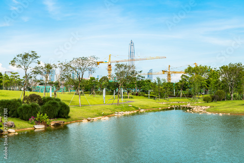 Shenzhen City, Guangdong, China City Skyline