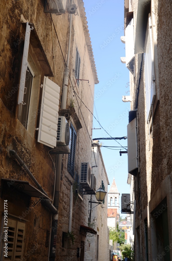 Croatie : Ville de Trogir (Dalmatie)