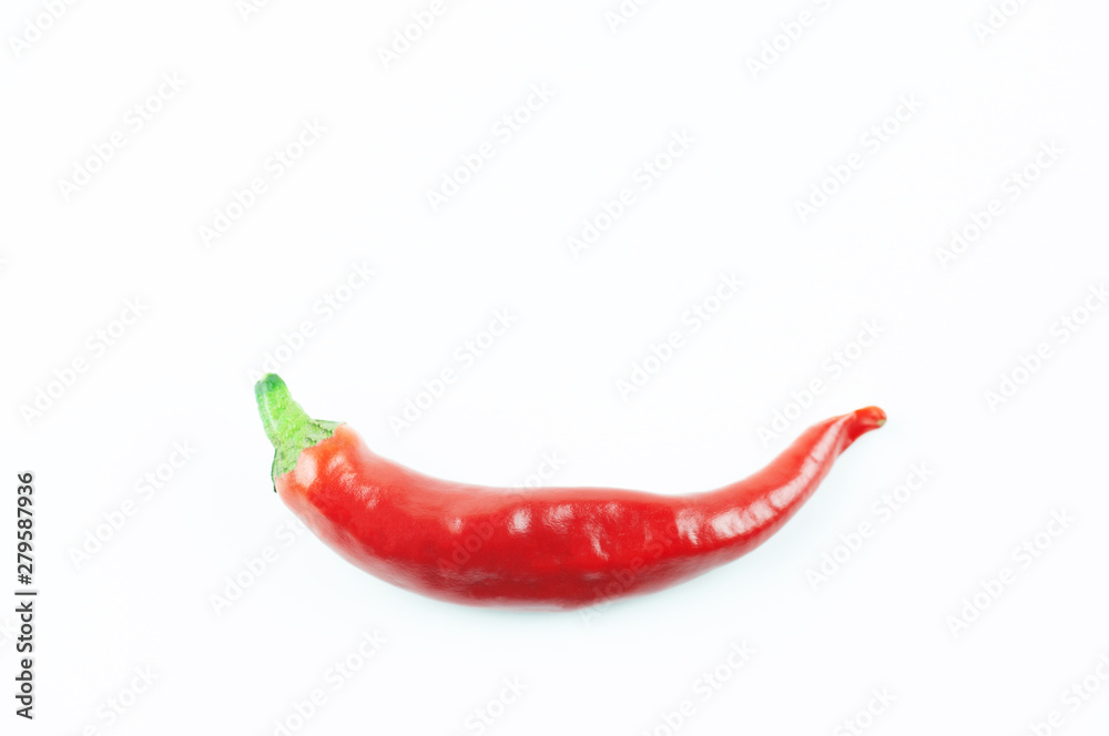chili peppers row on white background chili peppers row on white background