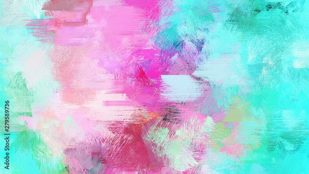 Fototapeta premium beautiful brushed thistle, light gray and turquoise color background