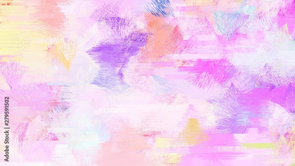 brush painting with mixed colours of misty rose, violet and medium orchid. abstract grunge art for use as background, texture or design element