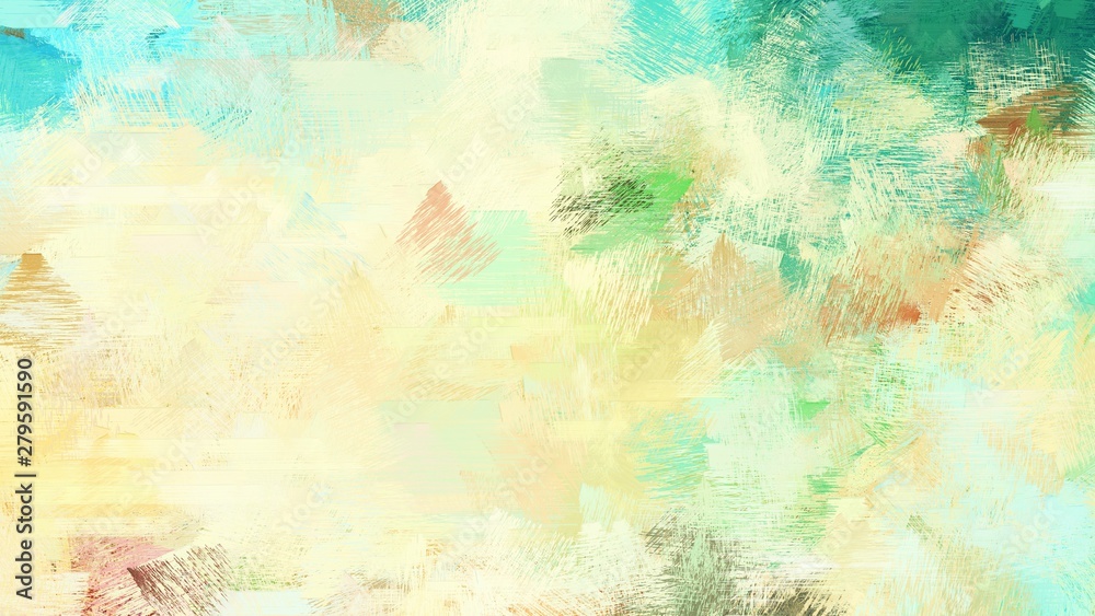 tea green, light golden rod yellow and medium sea green color brushed painting. use it as background or texture