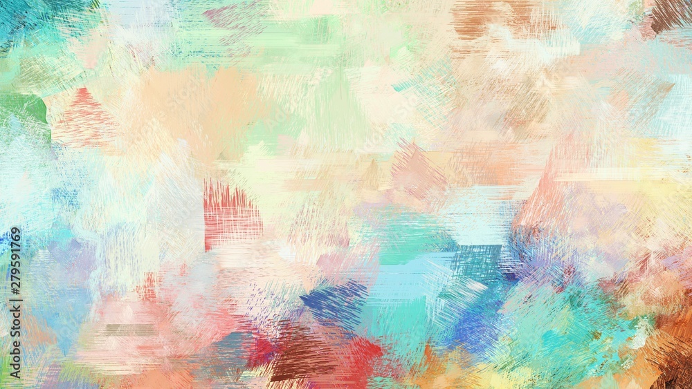 brush painted background with light gray, cadet blue and sienna color brush painted background with light gray, cadet blue and sienna color