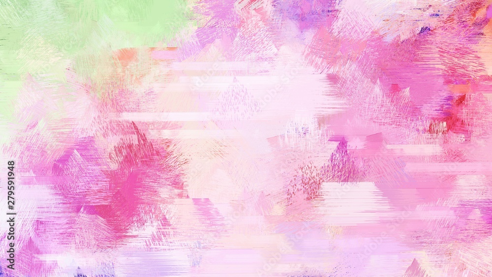 brush painting with pastel pink, mulberry  and pastel magenta background-color