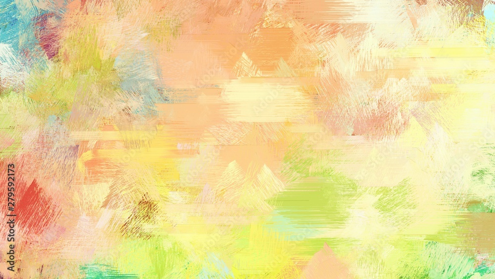 abstract brush painting for use as background, texture or design element. mixed colours of khaki, cadet blue and beige