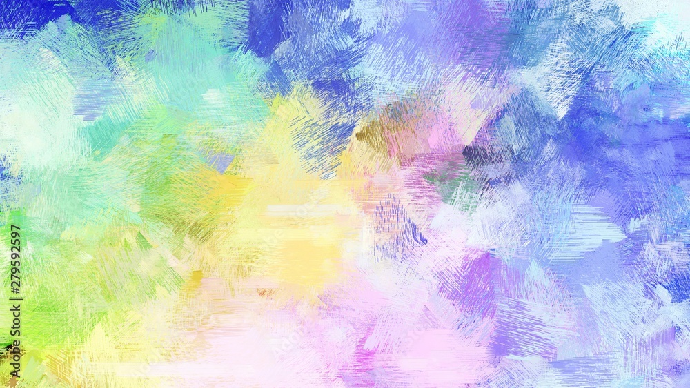brush painting with mixed colours of light gray, royal blue and corn flower blue. abstract grunge art for use as background, texture or design element