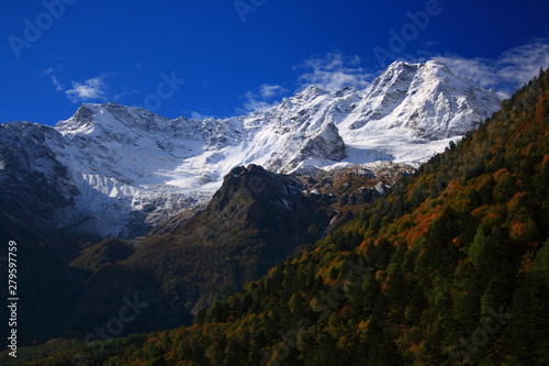 Caucasus. Digoria Gorge. Mount Taymazi.