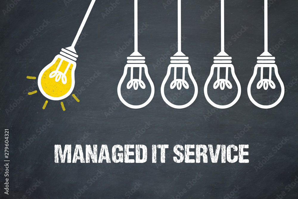 Fototapeta premium Managed IT Service