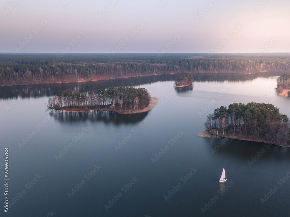 Naklejka premium Ruciane Nida Mazury