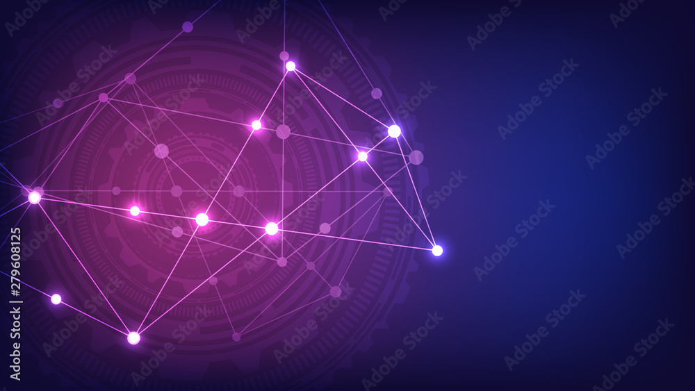 Global network connection. Abstract geometric background with connecting dots and lines. Digital technology and communication concept. Global network connection. Abstract geometric background with connecting dots and lines. Digital technology and communication concept.