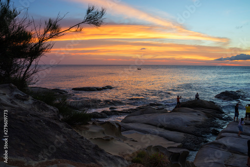 Beach sunset 