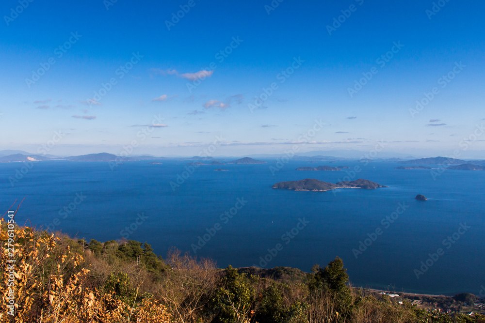 銭壺山から望む瀬戸内海/山口県岩国市 銭壺山から望む瀬戸内海/山口県岩国市