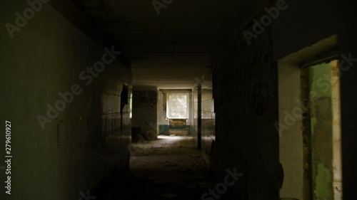 Wallpaper Mural Destroyed and abandoned building, point of view Torontodigital.ca