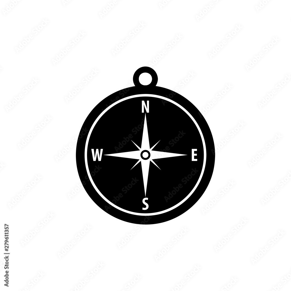 Travel & Camping - Direction Compass Icon symbol for your web site design, logo, app, UI. Vector illustration, EPS10. Travel & Camping - Direction Compass Icon symbol for your web site design, logo, app, UI. Vector illustration, EPS10.