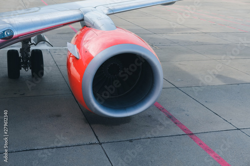 Foto airplane aircraft jet engine turbine