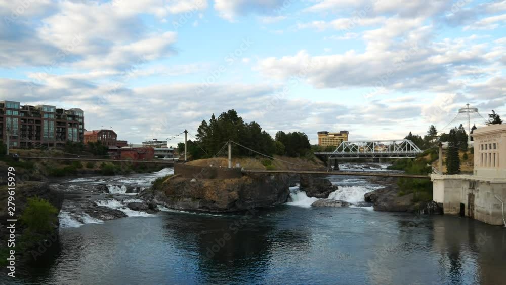 Twilight Scenery in Spokane Washington USA Twilight Scenery in Spokane Washington USA